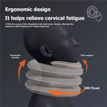 Cervical Neck Traction Inflatable Neck Stretcher Brace Neck Protection Relief for Chronic Neck & Shoulder Alignment Pain