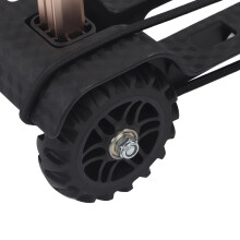 Compact Folding Cart 4 Rubber Wheels