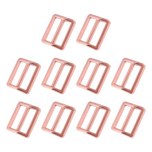 Schuifgesp 1 inch drievoudige glijders schuift metalen-Rose goud