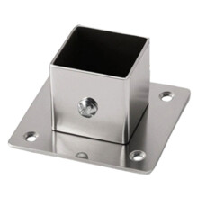 Modern Stainless Steel Square Pipe Mounting Flanges with-40mm