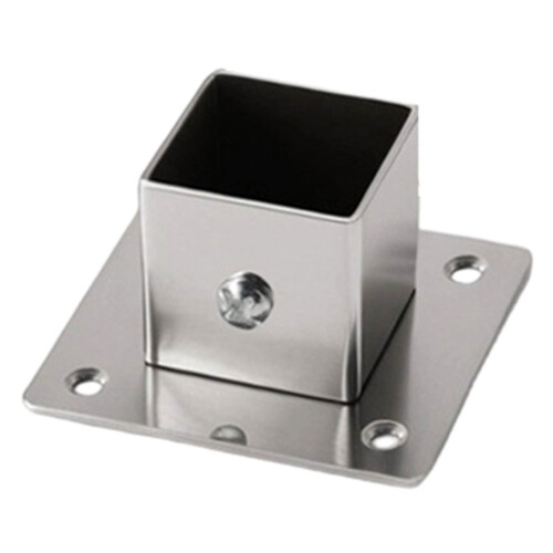 Modern Stainless Steel Square Pipe Mounting Flanges with-40mm