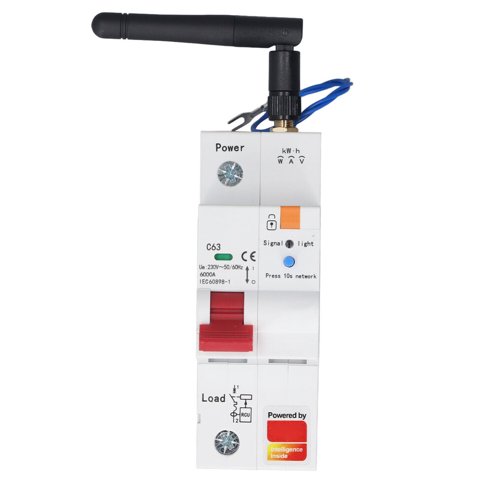 Zigbee Smart Breaker 1P 63A Remote Switch