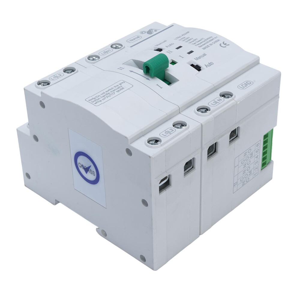 4P Automatic Transfer Switch 63A Solar Mains ATS