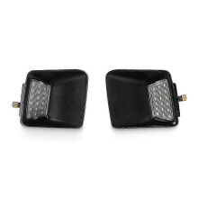 2-Pack LED License Plate Lights, White Rear Bumper Number Plate Lamps, Compatible with 2004-2012 Trucks and SUVs
