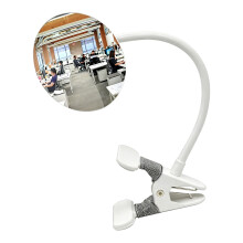 Rectangular dull Tabletop Viewing Mirror For Dividers- White