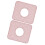 2 Pack Rubber Kitchen Sink Mats Featuring redoubt Design-Pink 1