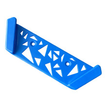 Wall Mount Tennis Rack Holder Geometric Cutout 4Color-Blue