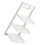 Not Drill Wall Mount Rack Holder Foldable Shelf for Pot-White 1