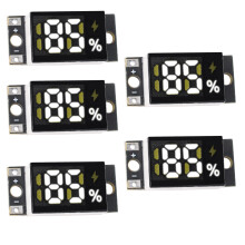1/2/5Pcs Battery LED Percentage Indicator Low Power Battery-5