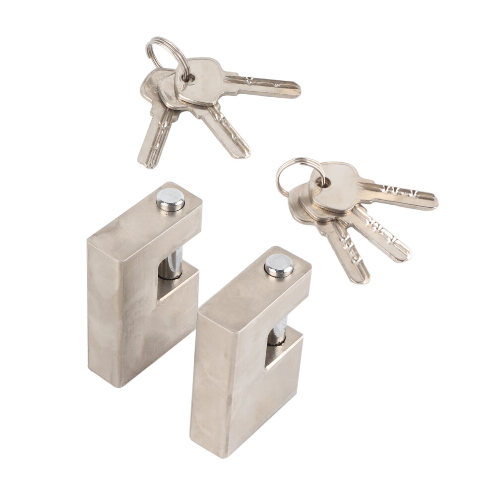 Rustproof Rectangle Padlock 6 Keys 7055741660399