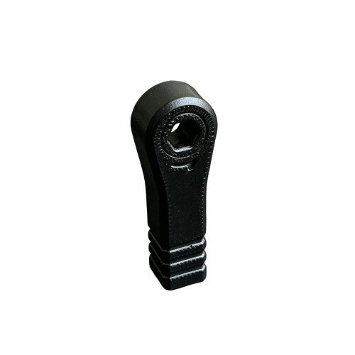 Portable Ratcheting Screwdriver Keychains Tool For Small-Black