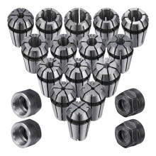 19St ER11 FjäDerhylssats M14 GäNghylsa SpäNnmuttrar SpäNnmuttersats för CNC-GravyrfräSning, 1,0-7,0 mm och 1/4,1/8