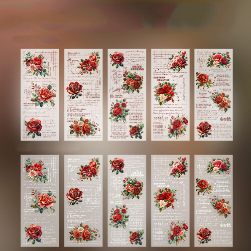 30-Sheet Aesthetic Decorative Craft Paper