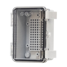 Plastic Transparents Cover Mount Din Rail Enclosures-112x76x55