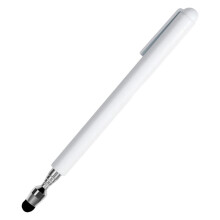 Universal Telescopic Stylus Pen for Touch Screens,Retractable Pointer Stick & Stylus with Special Flocking Tip (White)