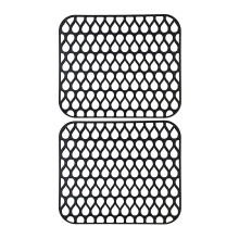 Two Part Set Of Cooking Bowl Holders Including Heat-Black