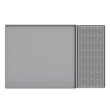 Silicone Coffee Mat 15.74''X27.67'' Non-Slip & Spill-Proof for Countertop Under Coffee Machines Bar Wine Cabinet A