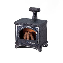1/12 Dollhouse LED Fireplace Miniature Dollhouse Christmas Decor Kitchen Miniature Dollhouse Fireplace Rack Holder
