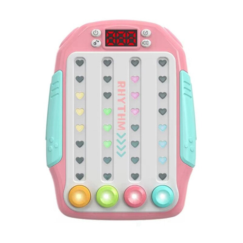 Snel Duwspel Oogsensorisch Console Multiplayer Versus Bordspel Dance Master Handheld Gamepad Handtraining Speelgoed A