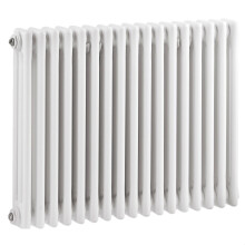 Triple Column Traditional Radiator 600 x 777mm, High Gloss White