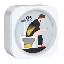 Toilet Zandloper Timer 5 Minuten Toilet Zandklok Tijd Aftellen Voorkom Uitstelgedrag Aambeien Verjaardagscadeaus