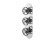Balterley Knurled Triple Shower Valve 1