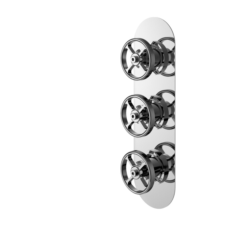 Balterley Knurled Triple Shower Valve