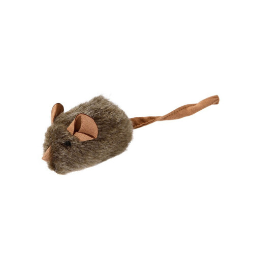 Automatic Squeaky Plush Mouse Toy For Pet Cats With Chirping-1