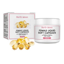 Women's care soft capsules for cleansing, deodorizing, and firming body skin.