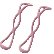 Gummi-Übungsgurt in 8 Formen, Trainingsband, Gummi-Textur,-Rosa