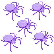 5 St Halloween Spindelskål Simulerad Spindel Godisskål Fruktfat Matbricka Godis Kakförpackningskorg