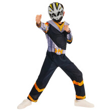 (5-6 years) Cosmic Fury Black Ranger Dressing Up Costume