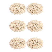 1800 Stks Split Houten Ballen Onvoltooide Half Houten Ballen Half Ronde  Ballen voor DIY  Arts Kerst Decoratie 15Mm