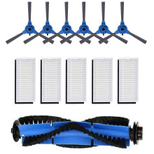 Filter Hoofdzijborstel voor Robovac 11S, Bagotte Bg600, Imatine C800, Deenkee Dk600 Stofzuigrobot