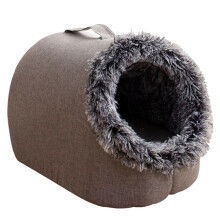 Huisdier Krasvast Kennels Huisbed Ingesloten Pluche Huisdier Kitten Nest Warm Zacht Huisdier Grot Kennel Diepe Slaapbank B