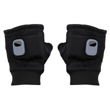 Rechargeable Portable Heating Gloves Heated Fingerless Gloves with Digital Display Thermostatic Heated Gloves B