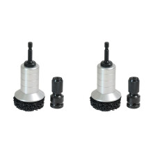 2X Remnaaf Reinigingspad Houder Impact Driven Oppervlakte & Stud Reiniger Houder voor Het Verwijderen van Roest op de Naaf, Rotor, Wiel