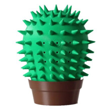 Cactus Kattenverzorgingsborstel Massager Zelfkrabbende Muurbeugel Hoekborstel voor Binnenkatten Gezichtskrabber
