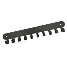 Iron Towel Hook Wall-Mounted Key and Coat Hook Multi-Function Metal Storage Rack Storage Rack 10 Hooks