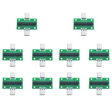 10X Męska na Żeńska Płytka Testowa Typu C Płytka Uniwersalna z Portem USB 3.1 Płytka Testowa 20.6X36,2 mm z Pinami