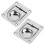 (2 Pcs) Stainless Steel Locking Pull Ring Handle, Marine Boat, Yacht, Flush Lift, 2.5 " 1