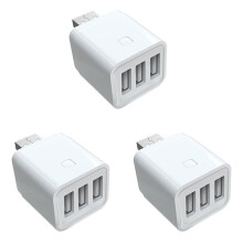 3X Tuya Zigbee 3 Adapter USB Przełącznik 5V USB Zasilacz Inteligentna Kontrola Życia Poprzez Alexa Yandex