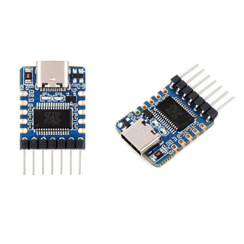 2Pcs FT232 Serial Communication Module USB to UART Communication Module TTL Serial Converter USB-to-TTL 2