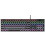 104Pcs/Set Universal Round Key Cap Keycaps for  MX Mechanical Keyboard Backlit Design Black 1