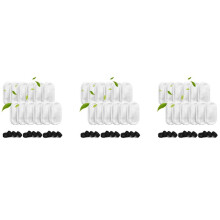 Waterfonteinfilters voor Katten met 36 Sponzen, Vervangende Filters voor Huisdieren voor Roestvrij Staal 108Oz/3L, 67Oz/2L Petfontein