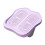 Plate-forme d'étirement magnétique pliable pour mollets,-Violet 1