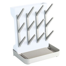 New Baby Bottle Drain Rack,Baby Bottle Drying and Draining Stand,Space-Saving Organizer for Baby Bottles,Breast Pump