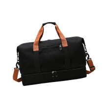 Ruime actieve carryall met versterkte stiksels voor-Zwarte kleur