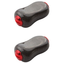 2X Luya Angelrad Carbon Grip Grip Pille 4g Leichtgewicht DIY Grip Modifikation Zubehör Rot