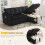 (Black) L-Shaped Upholstered Pull Out Bed Sofa with Storage & Pillows 9